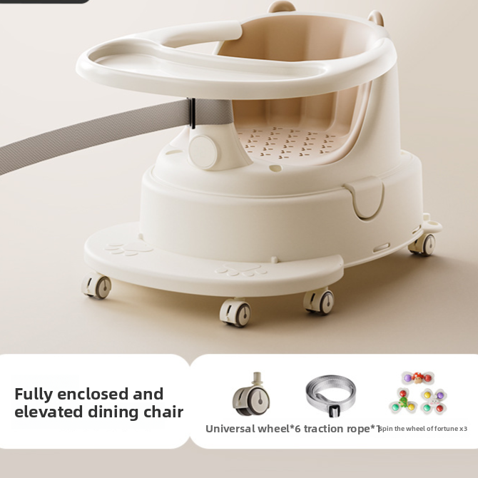 Infant Bathing Learning Chair with Anti-Slip Base