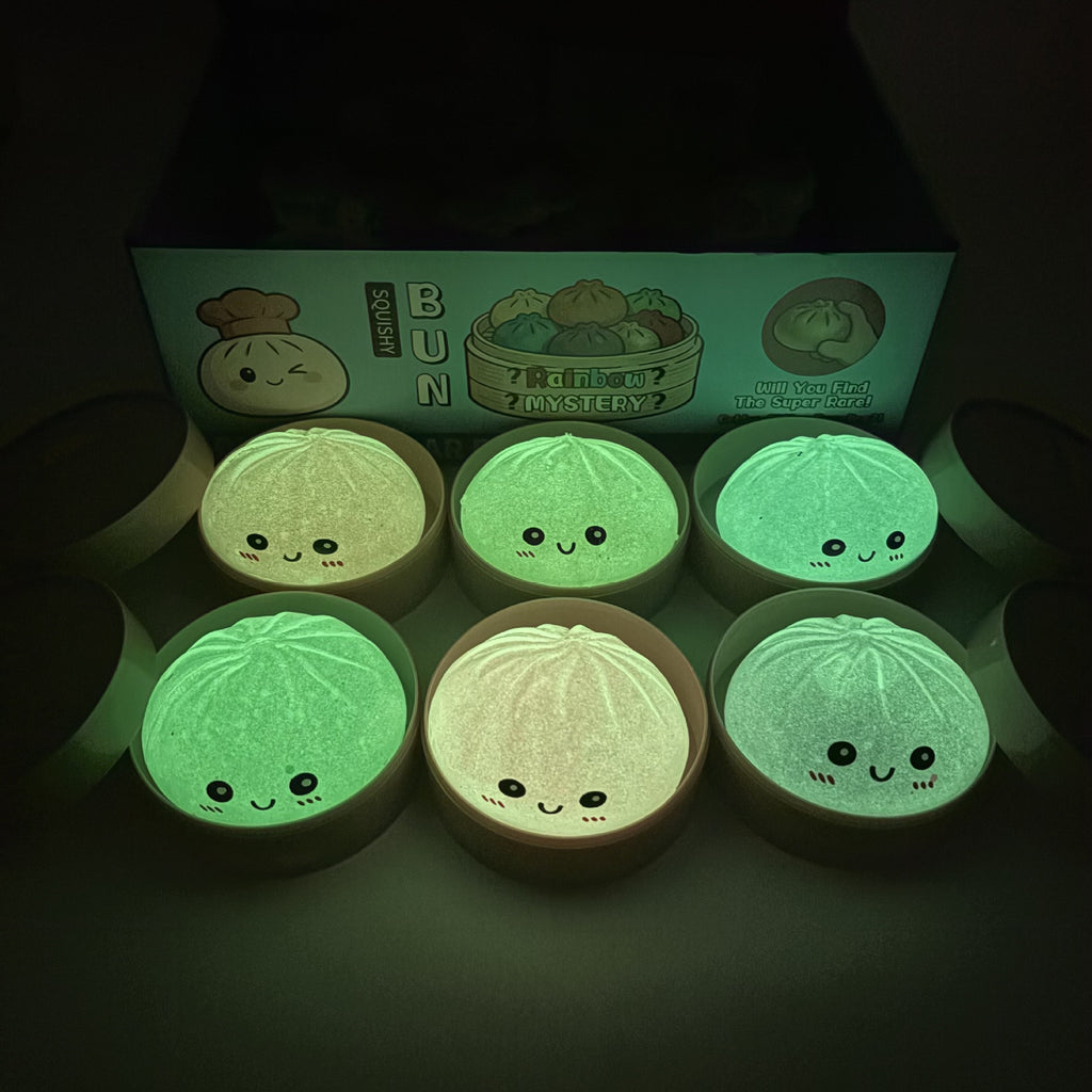 Luminous Slow Rebound Squishy Bun Toy