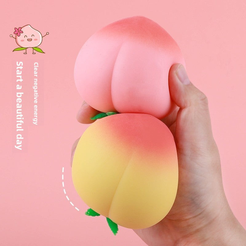 Squishy Peach Stress Relief Toy