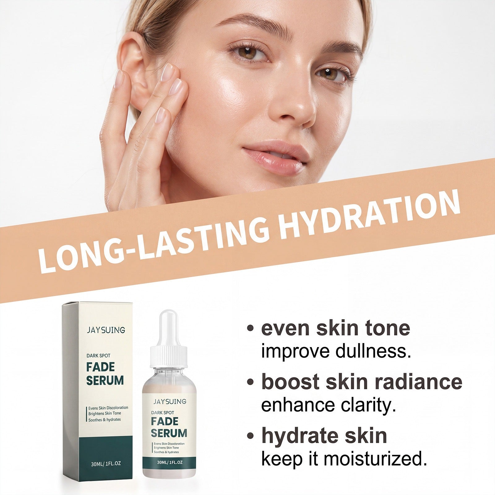 JAYSUING Facial Liquid: Gentle, Moisturizing and Lustrous Treatment for the Face, Providing Hydration and Refreshing Care for the Skin.