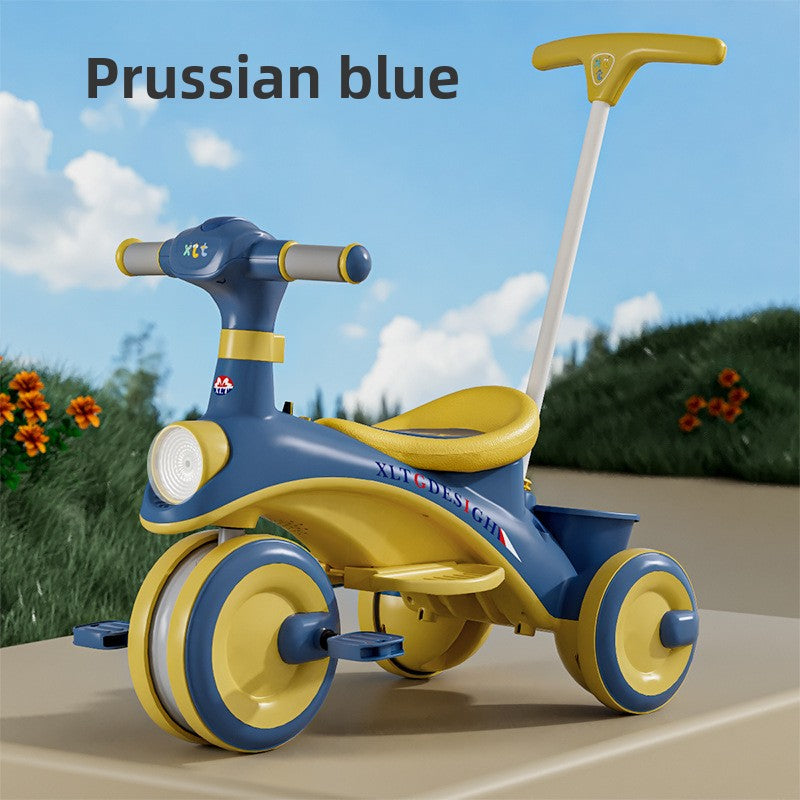 Adjustable Children Tricycle Stroller with Music Lights