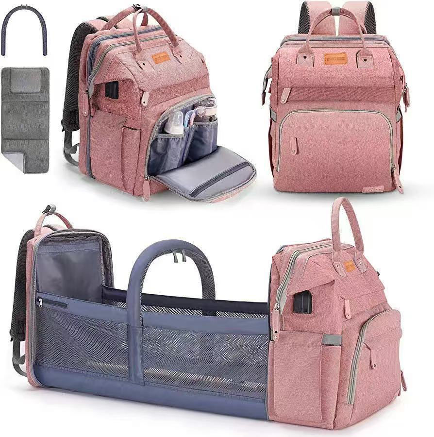 Folding Baby Bed Backpack with Large Capacity