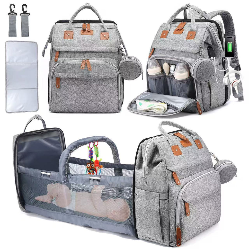 Folding Baby Bed Backpack with Large Capacity