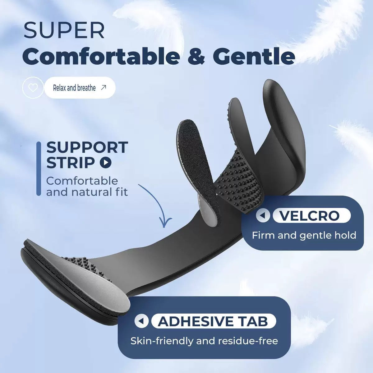 Velcro nose clip