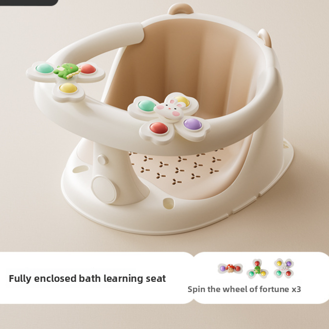 Infant Bathing Learning Chair with Anti-Slip Base