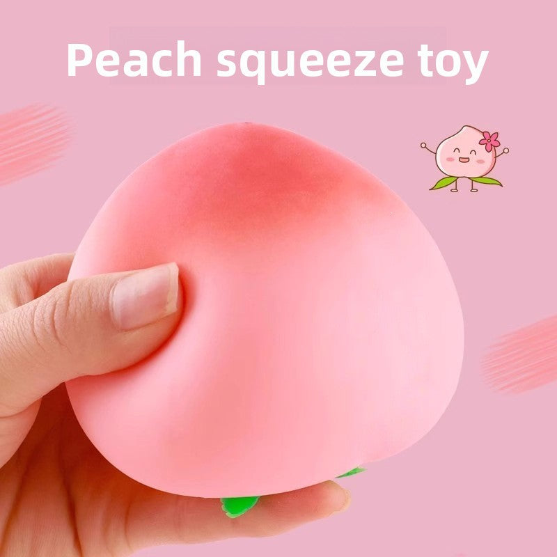 Squishy Peach Stress Relief Toy