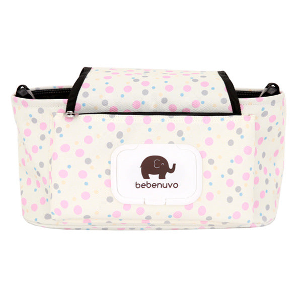 Baby Stroller Hanging Storage Bag with Shoulder Strap