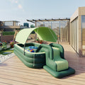 Childrens Inflatable Swimming Pool with Sunshade