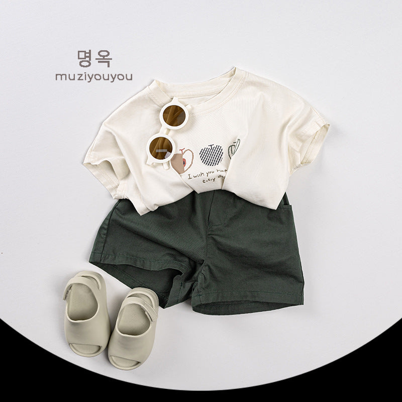 Children Cotton Knee-Length Shorts