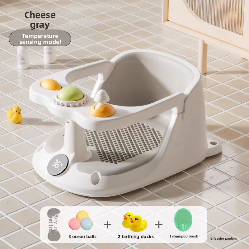 Newborn Baby Bath Tub with Fully Surrounded Seat