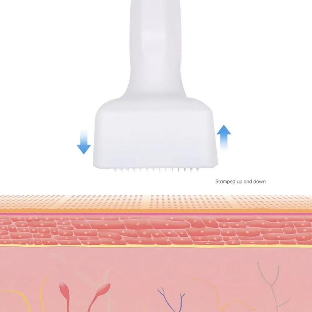 Adjustable Microneedle Roller for Skin and Hair Care