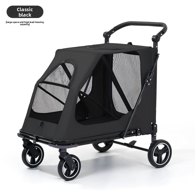 Foldable Pet Stroller for Dogs and Cats