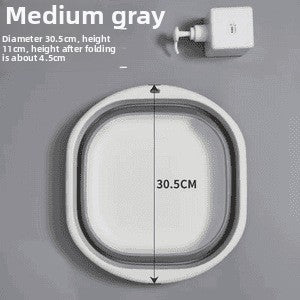 Foldable Washbasin Portable Travel Compressed Water Basin
