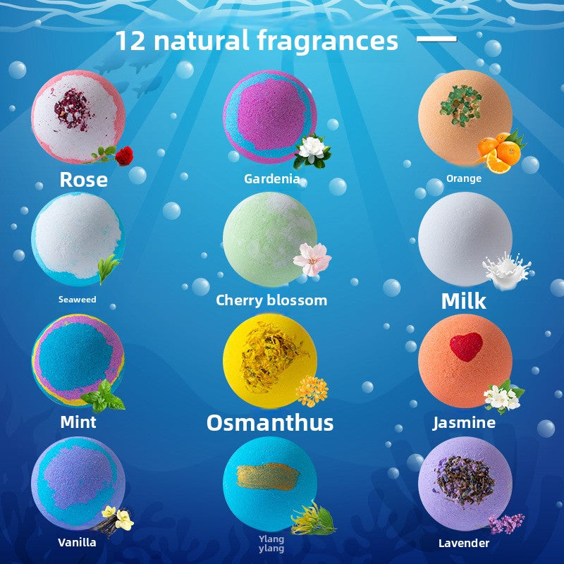 Salt bath ball bubble ball