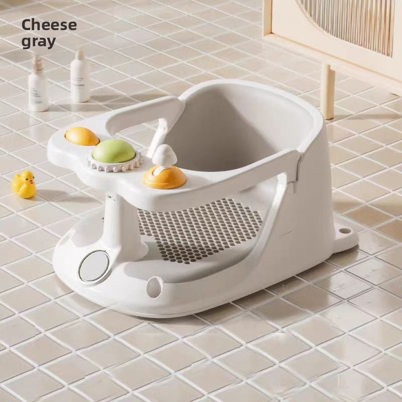 Newborn Baby Bath Tub with Fully Surrounded Seat