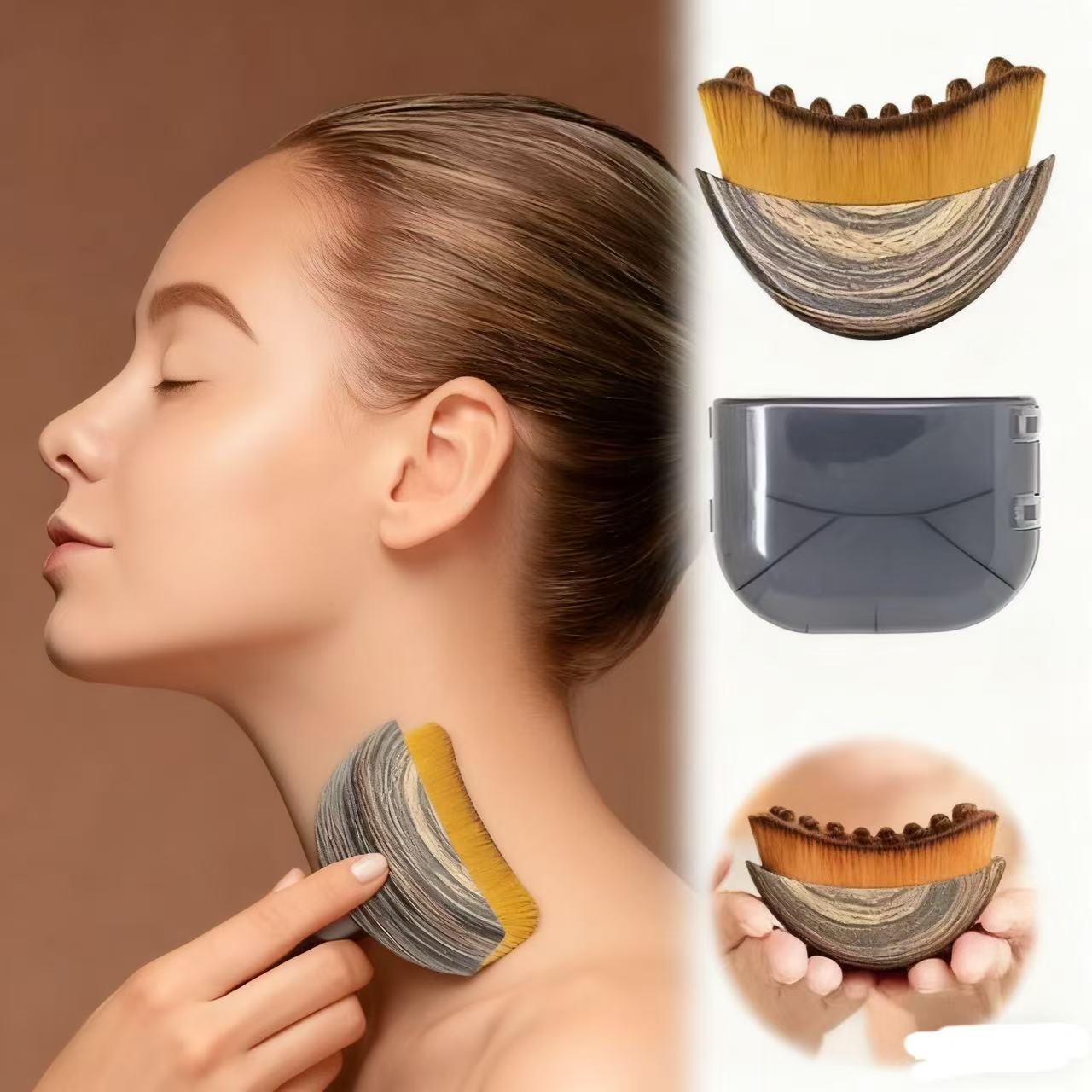 Lymphatic Contour Face Brush for Skin Care