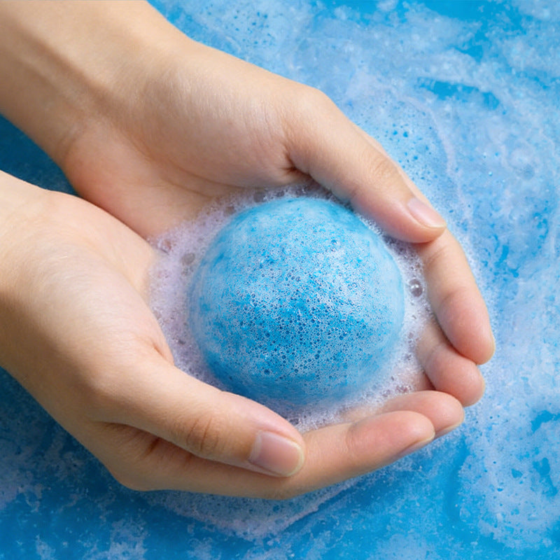 Salt bath ball bubble ball